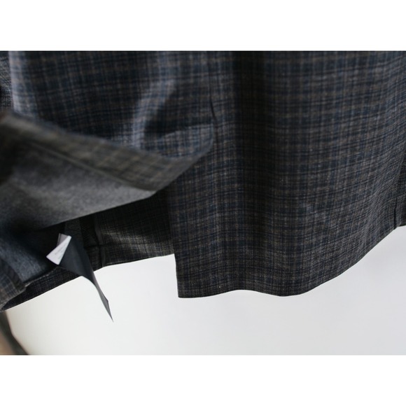 LIVERPOOL Blazer Fitted Suit Jacket Women Size L Plaid Brown Black NWT - Picture 13 of 14